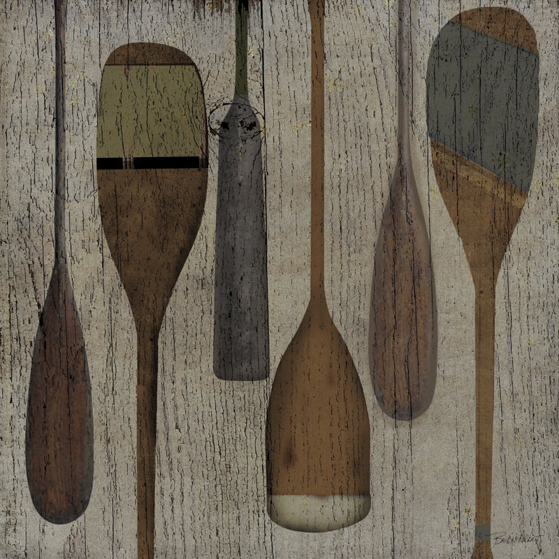 Buy Art For Less 'Lake Oars II' by Beth Albert Graphic Art on Canvas Wayfair